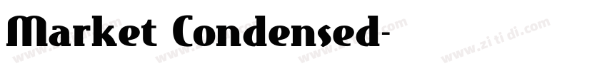 Market Condensed字体转换